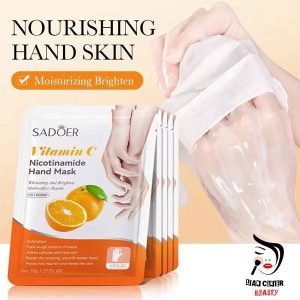 ماسک دست سادور مدل ویتامین سی و نیکوتینامید