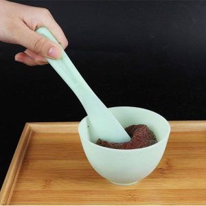 کاسه ماسک صورت مدل سیلیکونی به همراه کاردک